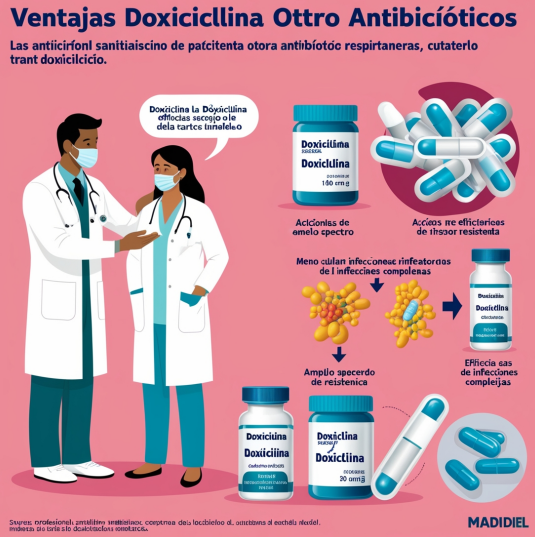 Ventajas de la doxiciclina sobre otros antibióticos