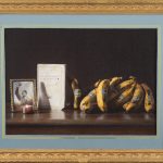 Naturaleza muerta con bananos, libro y portaretrato Ed. 1/3